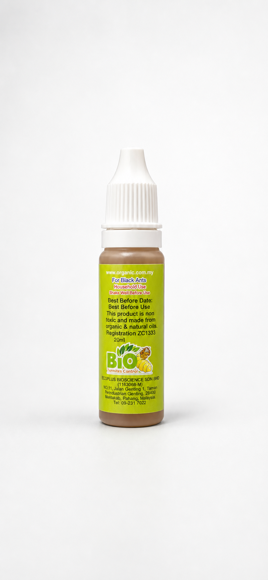 Black ant repellent liquid product